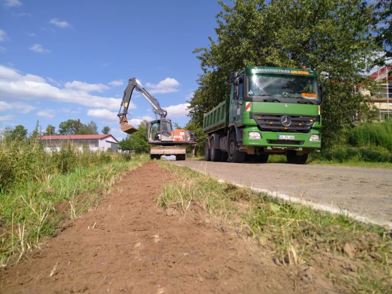 Banketteinbau Verbindungsweg Giebolderhausen / Billshausen