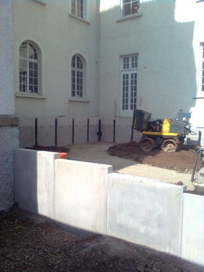 Winkelstutzen setzen, Haus St. Georg Duderstadt